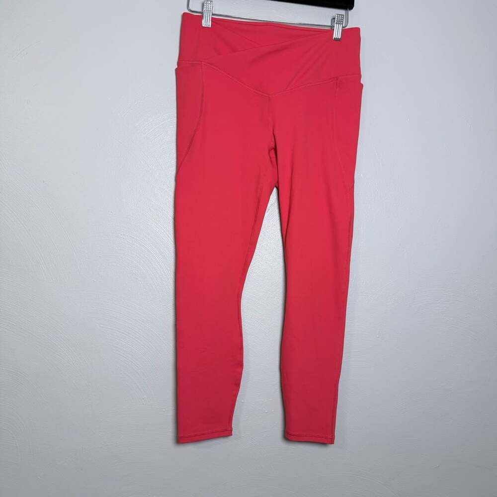 Fabletics High-Waisted 7/8 Leggings M Pink Active Wear